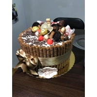 Tort cu ciocolata si cirese amare