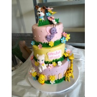 Tort festiv cu 3 nivele